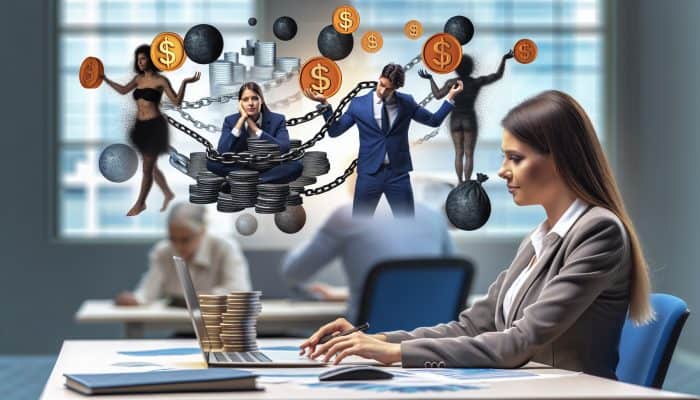 Understanding Debt Consolidation: UK Insights | DCL A financial advisor discussing debt consolidation strategies using a graph.