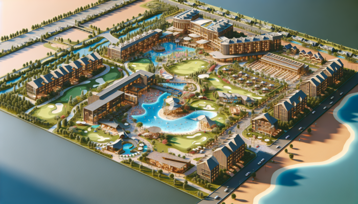 A family-friendly golf resort featuring kids' clubs, diverse activities, spacious suites, varied dining options, and secure environments near attractions.