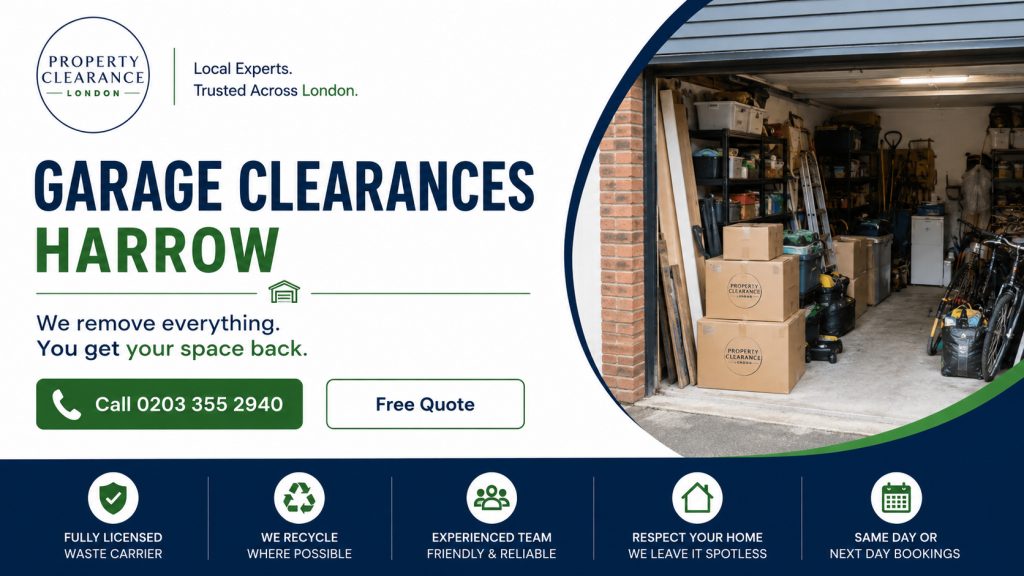 Garage Clearance Services in Harrow: Fast and Affordable