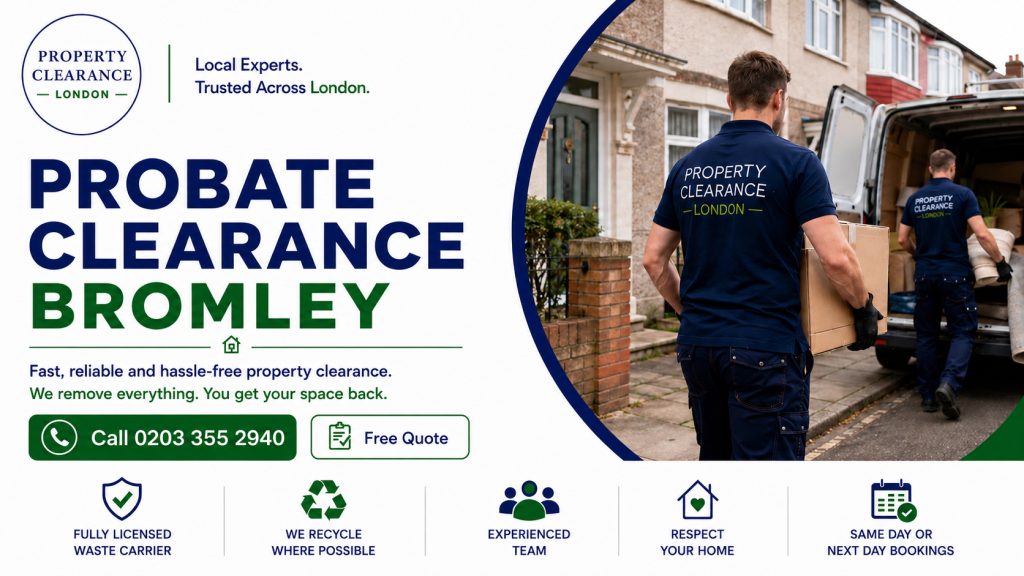 Probate House Clearance Experts in Bromley Ready to Help